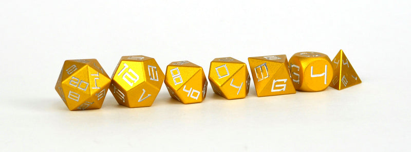Yellow Aluminium Set of 7
